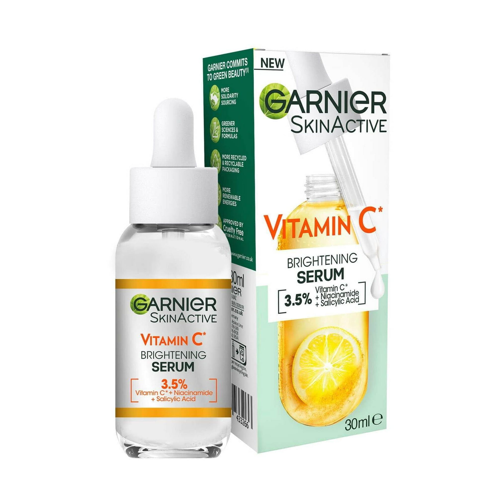 Sérum Garnier Skin Naturals Glow Antimanchas 30 Ml De Vitamina C