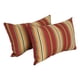 thumbnail image 1 of Cojines Blazing Needles Kingsley Stripe Ruby 30 x 50 cm, 1 of 2