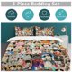 thumbnail image 5 of Monkey D Luffy Bed Duvet Cover Funny Anime Cartoon Bedding Sets Lightweight 3 Piece Comforter Sets, 5 of 5