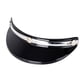 thumbnail image 1 of Visera Para Casco De Moto Peak 3 Snaps Trendy Para Cascos 3/4 Recambios Negro Plata, 1 of 5