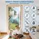 thumbnail image 5 of Puerta mosquitera magnética HOMWMPA reversible blanca 81 x 34, 5 of 9