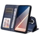 thumbnail image 3 of Funda Billetera para Xiaomi Poco M7 4G con Porta Tarjetas y Soporte Ajustable Azul, 3 of 6