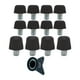 thumbnail image 3 of 12 Clavos Para Botas De Fútbol Portátiles Con Tornillos Y Llave Para Zapatillas Deportivas Negras, 3 of 3