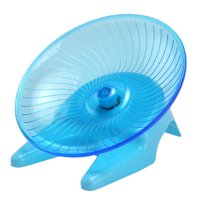 Magideal - Rueda De Ejercicio Para Hámster, Patinete Silencioso, Rueda Para Correr, Entrenamientos Deportivos, Juguete De Actividad, Disco Giratorio, Bicicleta D Azul