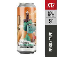 Anfiteatro - Pack X12 San Francisco, 9° (Belgian Tripel) - Cerveza Artesanal Valparaiso - 475 Ml