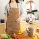 thumbnail image 5 of Delantal de chef Tosewever de lona con parte trasera cruzada y correas ajustables, 5 of 7
