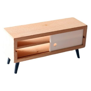 Genérico - Soporte Para Televisor De Muñecas 1:12 1:6, Mueble De Televisión