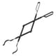 thumbnail image 1 of Pinzas para chimenea Himaly, acero forjado, resistentes, 66 cm, 1 of 7