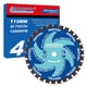 thumbnail image 1 of Cuchilla circular mini de metal SHUZIYU 115 mm 30 dientes 9,5 mm de eje, 1 of 7