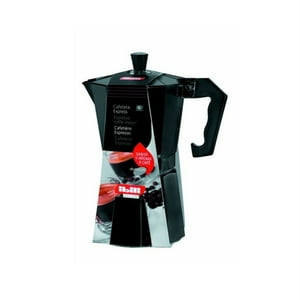 Cafetera Italiana Express 700Ml Aluminio Negro Ibili