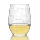 thumbnail image 2 of Copa de vino Well Told con mapa de Raleigh grabado, 450 ml, transparente, 2 of 5