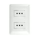 thumbnail image 2 of Pack 3 Tomacorriente Doble 10A 250V Blanco, 2 of 5