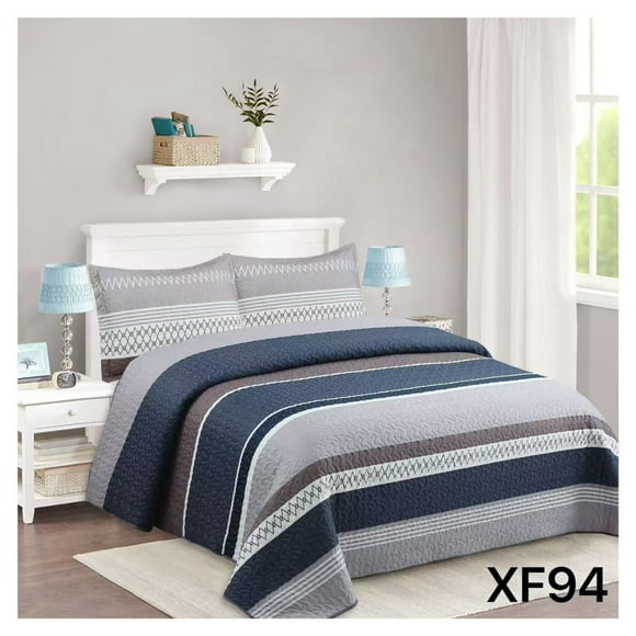 Cubrecama Quilt Verano 1.5 Plazas - Gris Matiz XF94