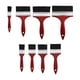 thumbnail image 3 of Pinceles para pintar con mango rojo, herramientas prácticas profesionales de limpieza, multifuncionales para imprimación de pintura al óleo artística, 3 of 5