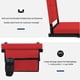 thumbnail image 3 of Asiento para estadio Maeytau portátil con cojín acolchado y respaldo, 3 of 7