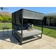 thumbnail image 2 of Cama balinesa moderna, king, gris grafito, 2 of 5