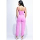 thumbnail image 3 of Saronite Mono Casual Suave de Algodón Lavado Liso con Tobillo Ajustable, Rosa (para Mujer), 3 of 4