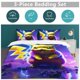 thumbnail image 5 of Pi-ka-chu Bed Duvet Cover Microfiber Bedding Sets 3D Printed Lightweight 3 Piece Comforter Sets for Kids Boys Girls, 5 of 5