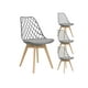 thumbnail image 1 of Pack 4 Sillas Tulip Acolchada Mesh Gris, 1 of 3