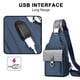 thumbnail image 4 of Bolso de hombro impermeable para hombre, bolso bandolera USB, bolso de hombro informal para hombre, tela Oxford, 4 of 5