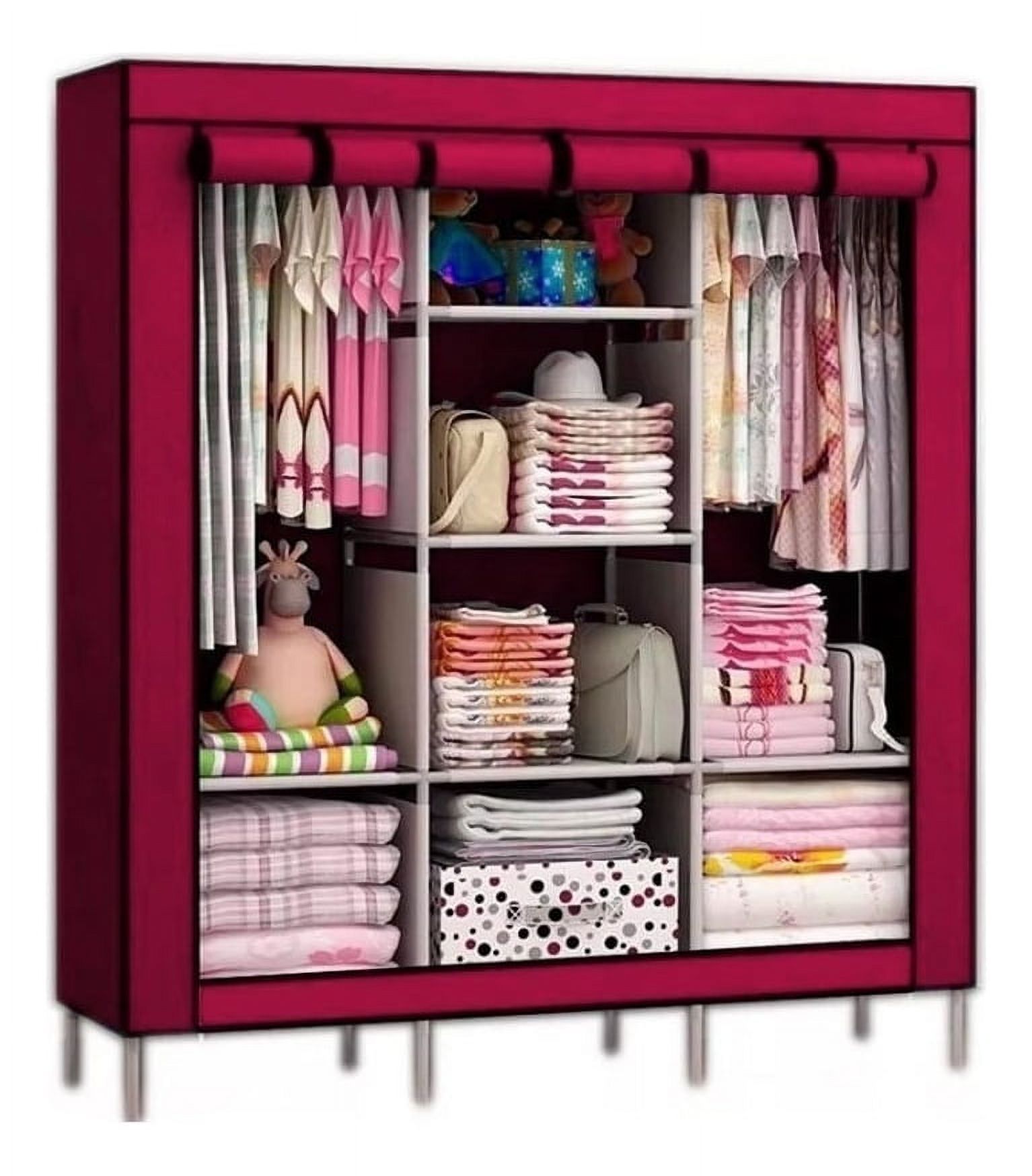 Disparo - Practico Armario Closet Ropero Armable Grande 175X45X130Cm