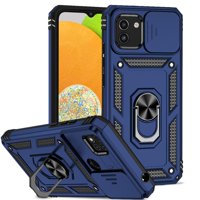 Estuche Gangxun Para Samsung Galaxy A03, Soporte Giratorio 360°, Estilo Mecánico Y Magnético