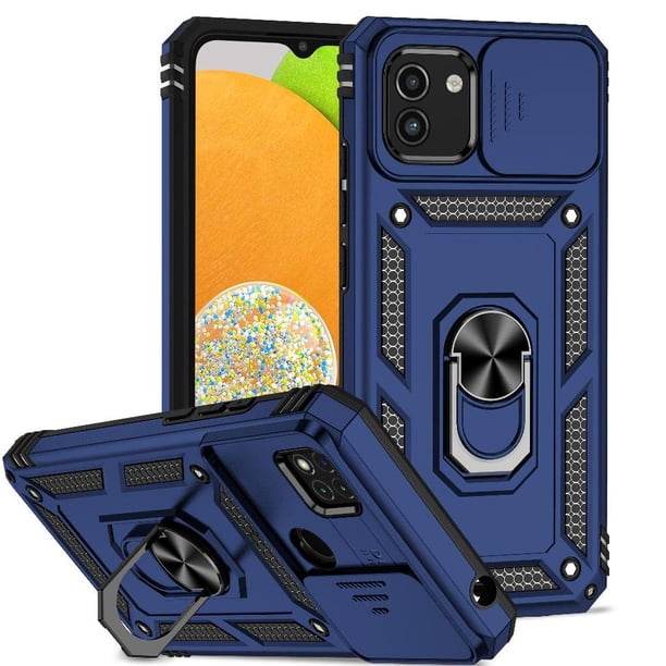 Estuche GANGXUN para Samsung Galaxy A03, soporte giratorio 360°, estilo mecánico y magnético