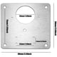 thumbnail image 5 of Placa de reparación para bisagras de gabinete BSBMIEQM de acero inoxidable 9 x 9 cm, 5 of 6