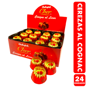 Cerezas Al Cognac De Ambrosoli (Caja Con 24 Unidades)