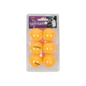Sensei - Set 6 Pelotas Ping Pong 1 Estrellas - Tenis De Mesa
