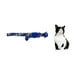thumbnail image 1 of Collar Para Gato Gatita Anti Ahorque Diseño De Flores Azul, 1 of 3