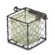 thumbnail image 5 of Tarro de vidrio para almacenamiento de alimentos, cesta de alambre marrón de 9 x 9 x 9 cm de Cheung, 5 of 5