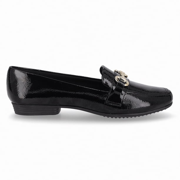 Mocasin Mujer Negro/Charol Raquel Piccadilly