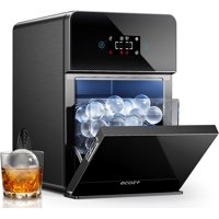 Máquina Para Hacer Bolas De Hielo Ecozy De 2"" Transparentes Con Autolimpieza