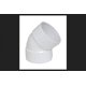 thumbnail image 1 of Codo de PVC PLASTIC TRENDS 7,6 cm de casquillo blanco, 1 of 1