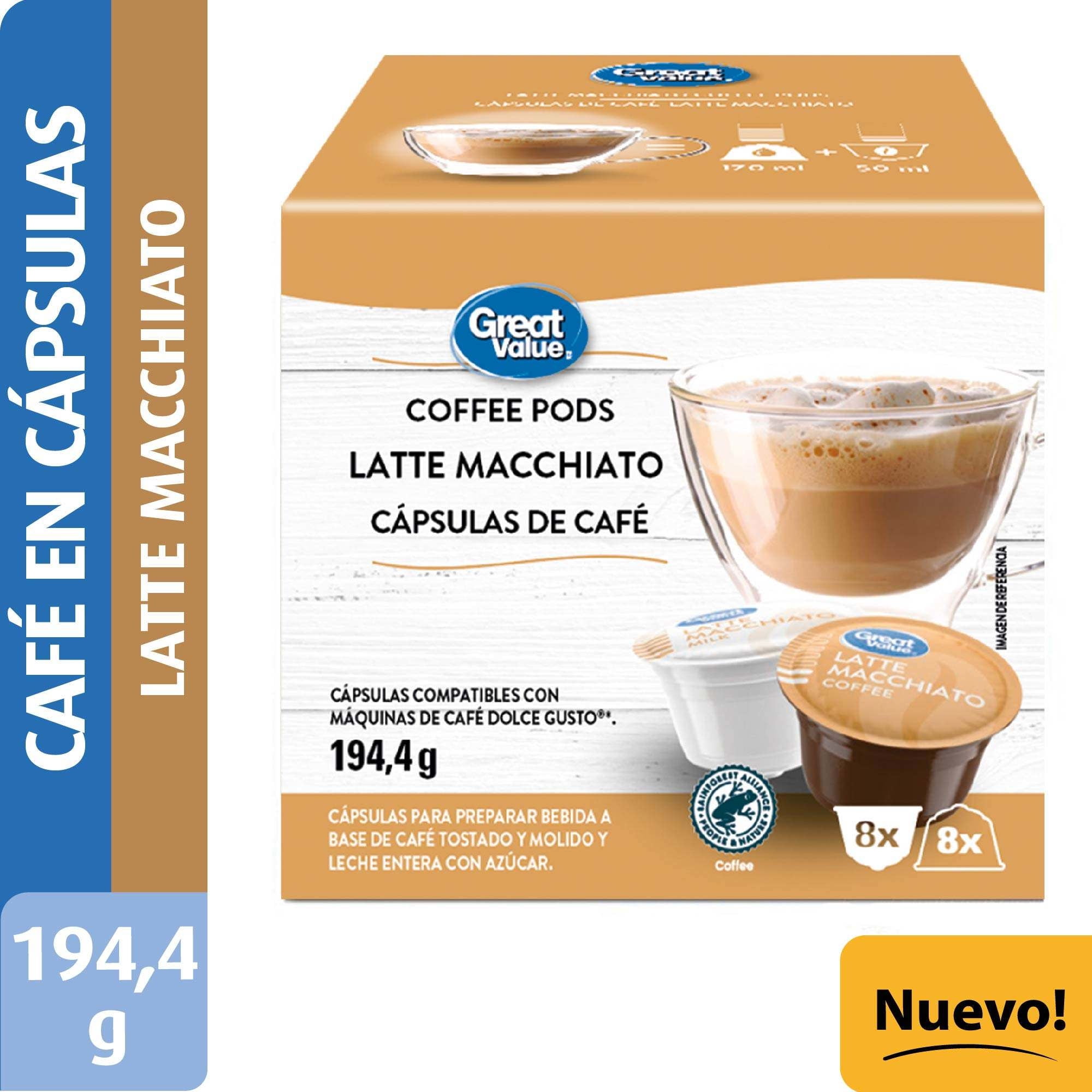Café En Cápsulas Latte Macchiato 194 g Great Value