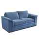 thumbnail image 2 of Sofa Ancona 3 C Tela Velvet Azul Petroleo, 2 of 7