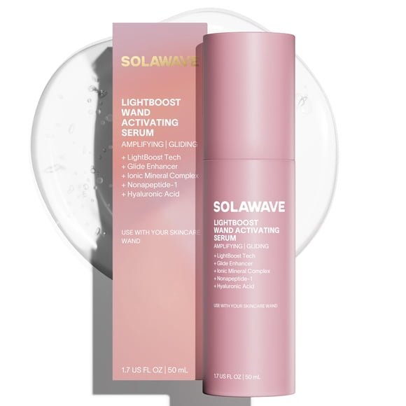 Sérum activador con varita de terapia con luz roja Solawave LightBoost