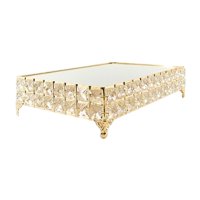 Bothyi - Bandeja Decorativa Para Tocador, Organizador De Frutas Para Entrada, Bandeja Para Servir Platos, Soporte Para Pasteles, Cuadrado, 22,5X33,5X8Cm