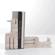 thumbnail image 2 of Sujeta Libros Escultura Etnica Travertino Soporte, 2 of 4