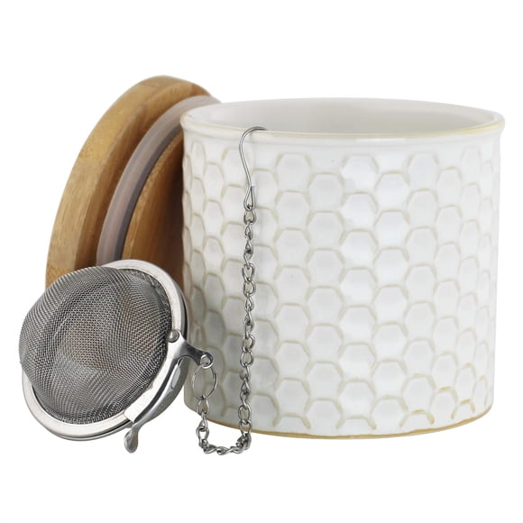 Bote para Té Chantal con Infusor 237 ml Blanco