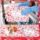 thumbnail image 3 of Manteles individuales de plástico Tarklanda para San Valentín, juego de 6 corazones rosas, 3 of 7