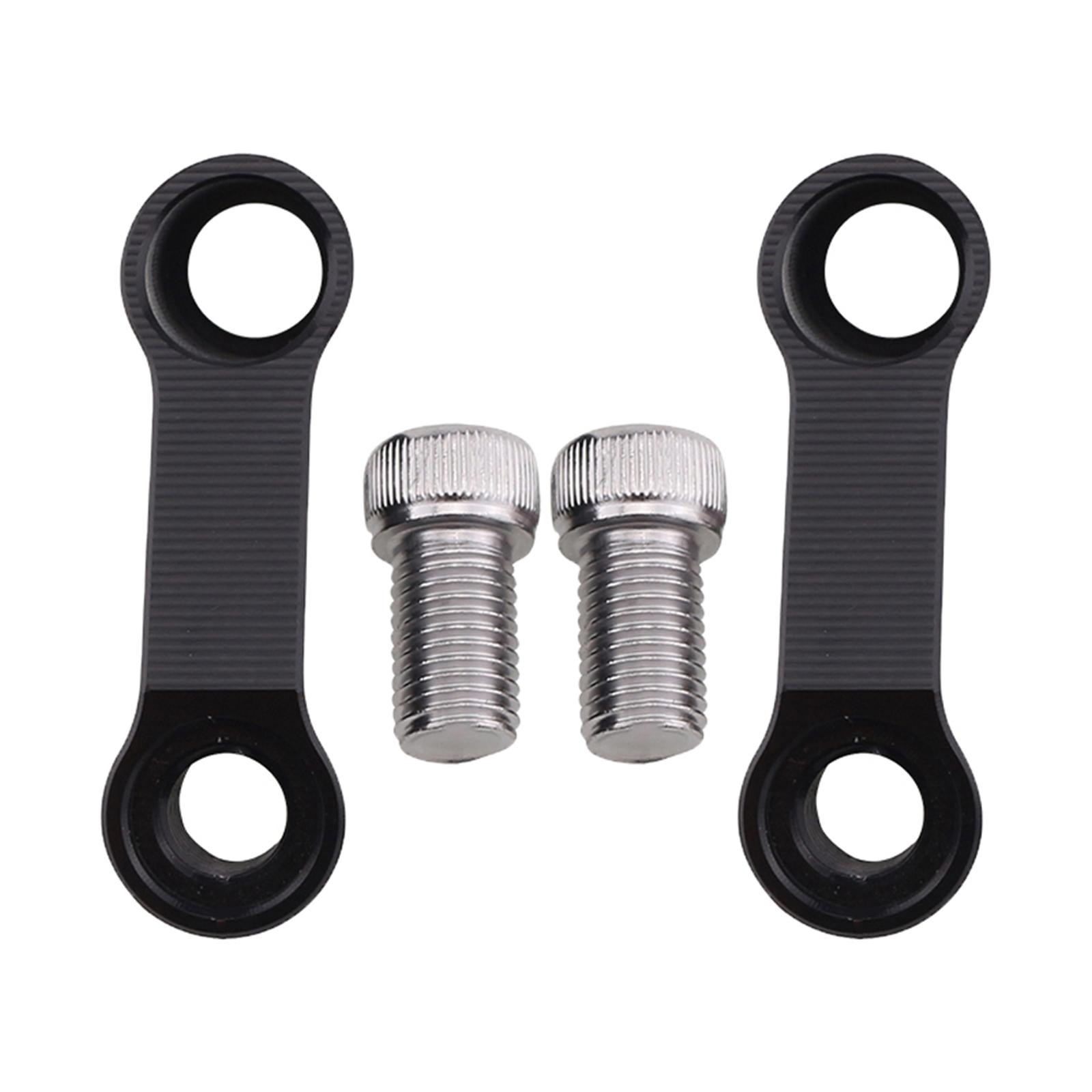 Ioensy - Adaptador Extensor De Elevador De Espejo M10 * 1.5 Reemplazo Para F900Xr K1300R Negro