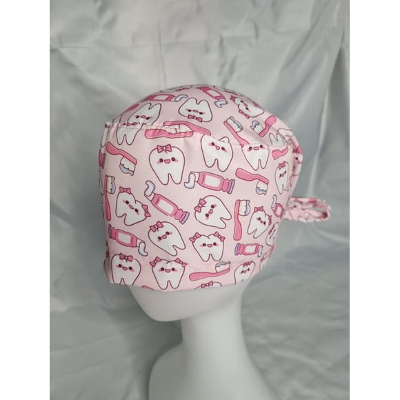 Gorro Clínico Antifluido Vitriolen Dientes rosa