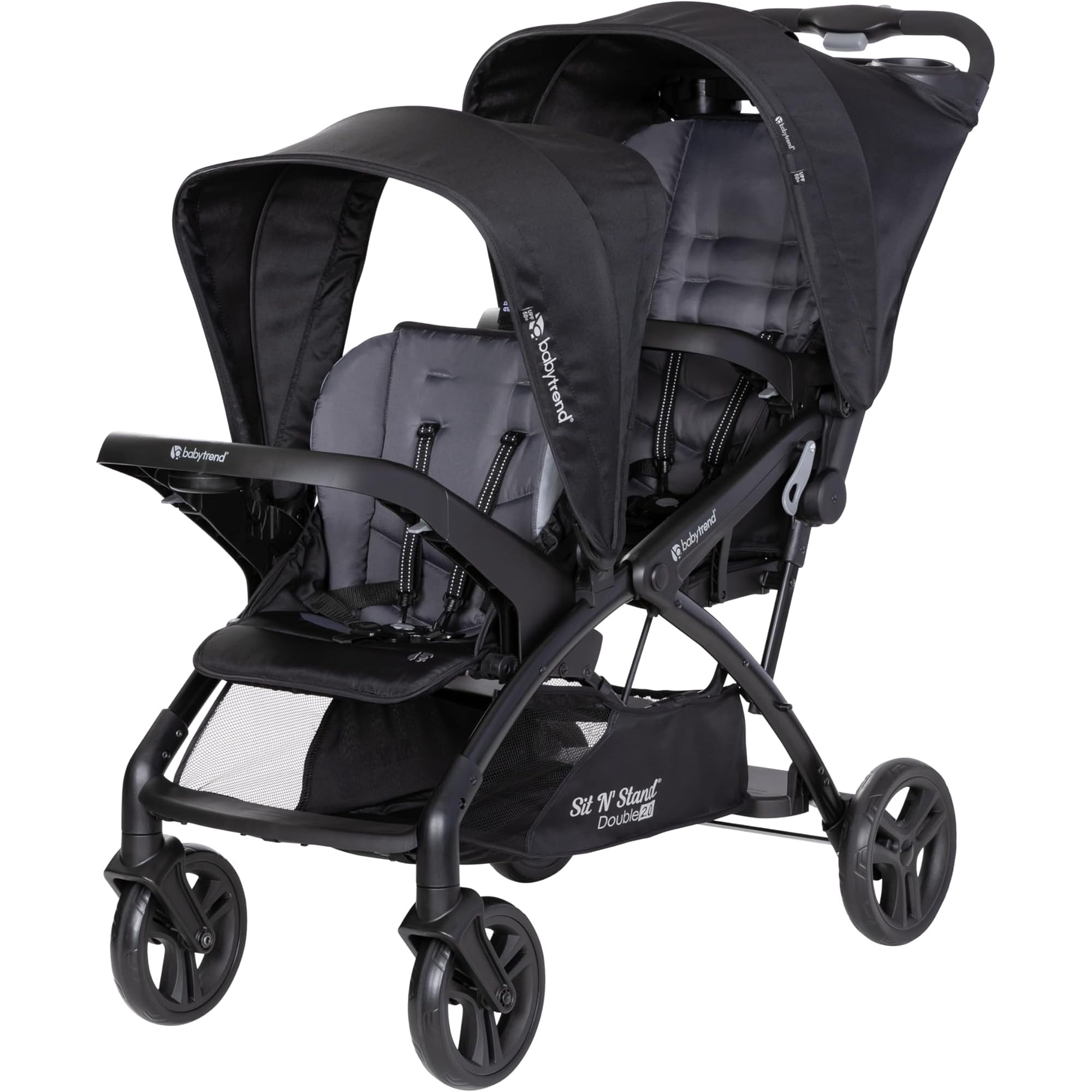 Baby Trend - Coche Doble Sit N' Stand 2.0 Dash Black