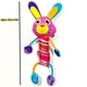 thumbnail image 2 of Baby Stroller Play-mat Hanging Toy Textured Bunny Rattle Crinkle Sound Palm Shake Sensory Soft Doll, 2 of 2