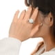 thumbnail image 3 of 10ct 925 Sterling Silver Moissanite Ring - High Quality Engagement and Wedding Jewelry for Women - Perfect for Evening Parties and Gift Giving, 3 of 4