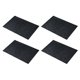 thumbnail image 1 of 4pcs vinilo Placemats posavasos plástico Vintage vajilla Picnic Mat negro, 1 of 5