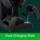 thumbnail image 5 of Soporte de Carga Vertical con Ventilador para Xbox Series X/S, Estación de Carga Doble para Controladores y Soporte para Auriculares con 2 Baterías de 1400 mAh, 5 of 9