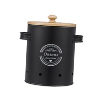 Bothyi - Contenedor De Almacenamiento De Verduras, Contenedor De Almacenamiento De Patatas, Cebolla Y Ajo, Cebollas Retro Multifuncionales